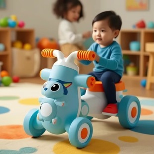 Manufacturer Supplies Baby Toddler Stroller, Infant and Toddler Multi-Functional Anti-Side Fall Three-In-One Children's Walker