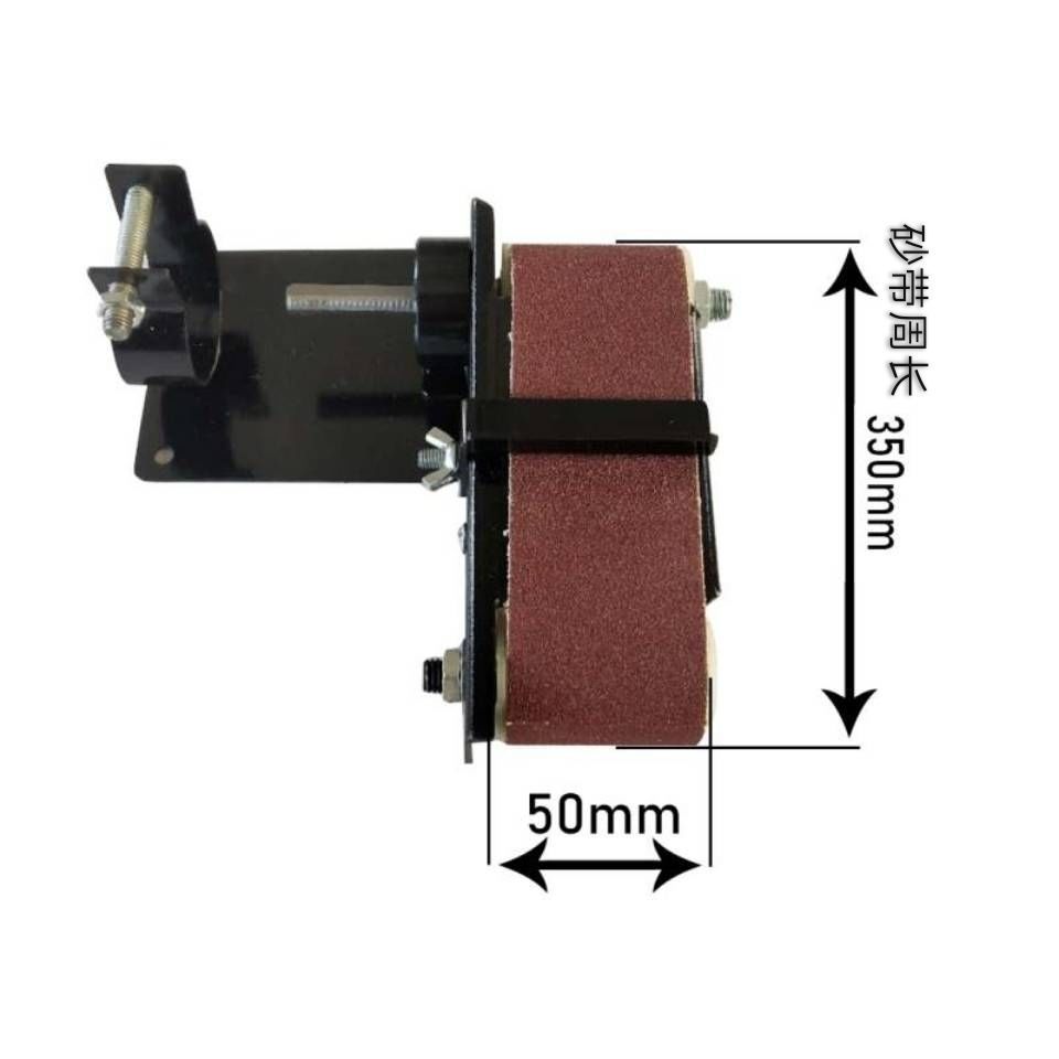 手电钻电磨改小型砂带机磨光机家用磨刀DIY手工小型抛光机