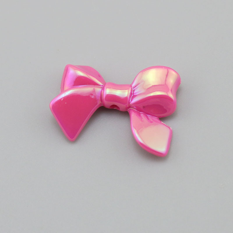1 Piece 24 * 34mm Hole 3~3.9mm Arylic Bow Knot Pendant display picture 13