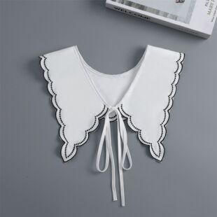 New Collar with Dress Lace Small Shawl Women's Cape Summer White Multi-functional Lace Collar