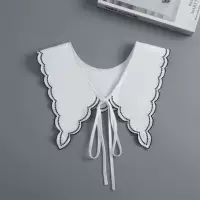 Новый воротник с кружевным кружевным платком женский плащ летом белый многофункциональный кружевной воротник