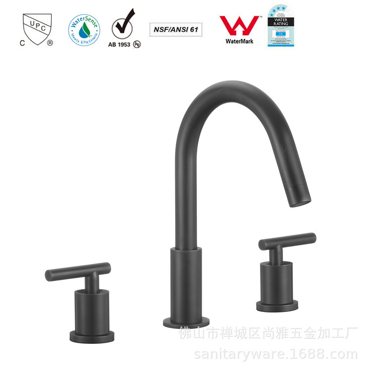 American Faucet with Cupc Certification, Upc Certified Three-Hole Basin Faucet, Australian and New Zealand W Bathtub Faucet American Faucet with Cupc Certification, Upc Certified Three-Hole Basin Faucet, Australian and New Zealand W Bathtub Faucet
