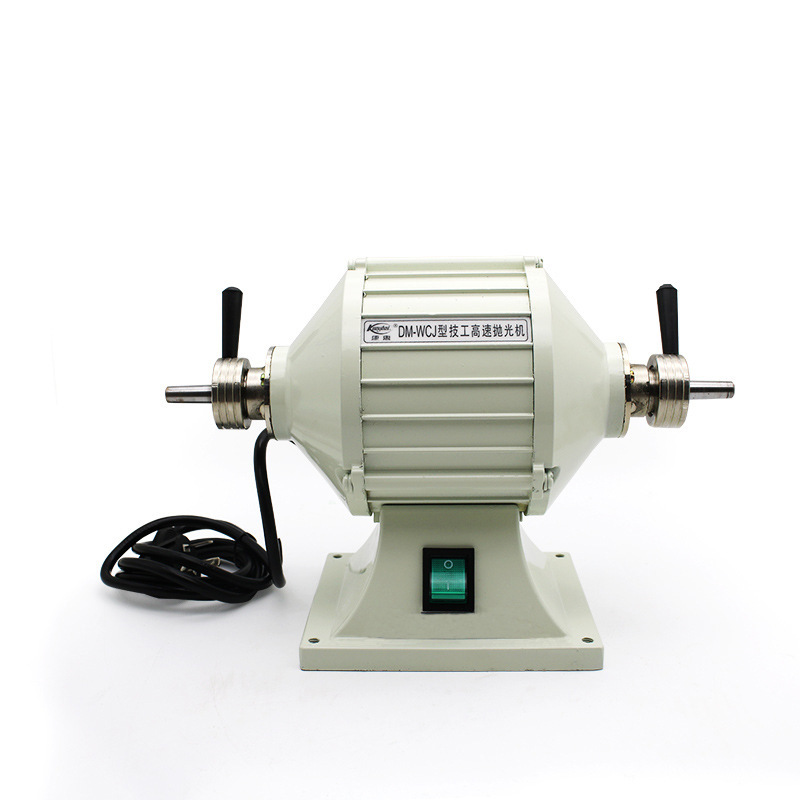 Técnico dental máquina de pulido dental equipo de pulido CJ técnico de alta velocidad máquina de pulido doble cabeza con taladro Chuck