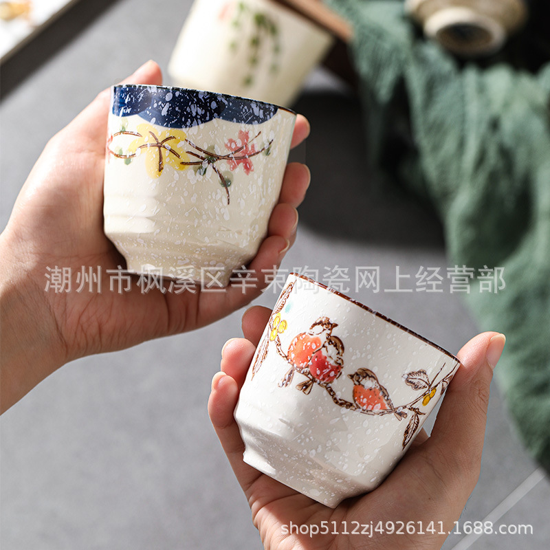 Ceramic tea cup for commercial use