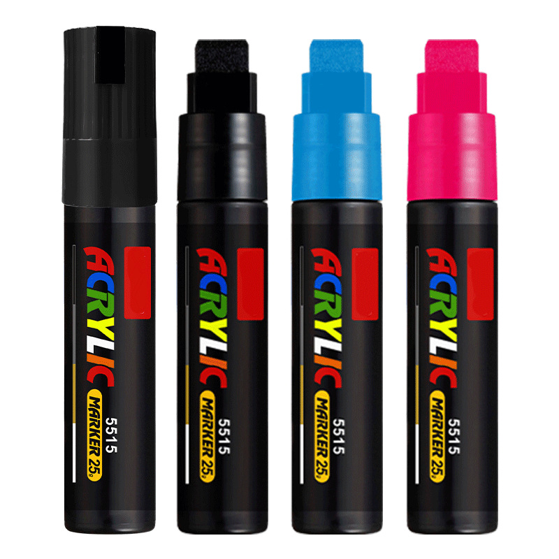 Nuevo cartel publicitario transfronterizo graffiti pluma micro pluma 15mm acrílico marcador pluma de pintura acuosa