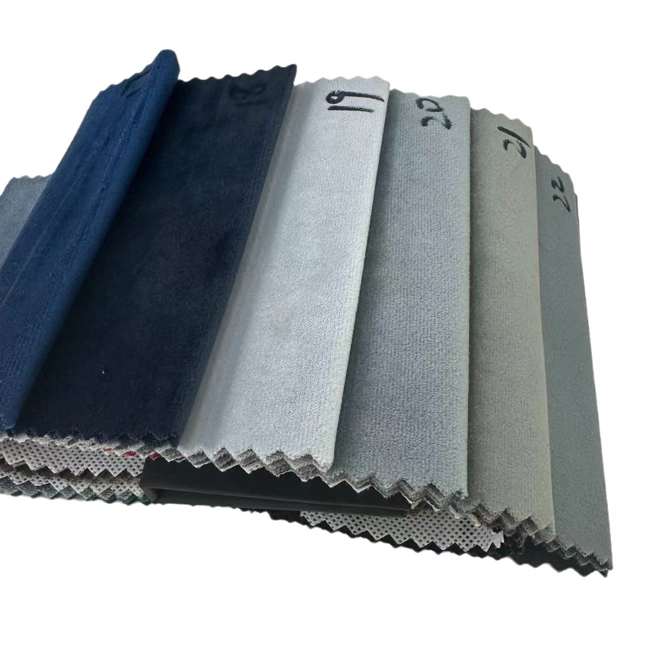 En stock grueso de alto grado holandés de terciopelo sofá almohada ropa cojín de tela
