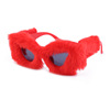 Fashionable sunglasses, glasses, cat's eye, European style