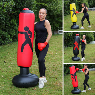 Inflatable Boxing Column PVC Boxing Column Adult Tumbler Fitness Boxing Sandbag Inflatable Rebound Tumbler in stock