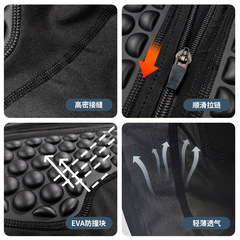 批發蜂窩防撞上衣短袖橄欖球籃球訓練比賽運動服足球守門員護甲衣