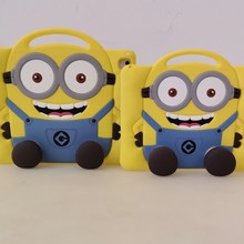 版权私模 ipad小黄人保护套 Minions伸缩支架 ipad10 A16 保护壳