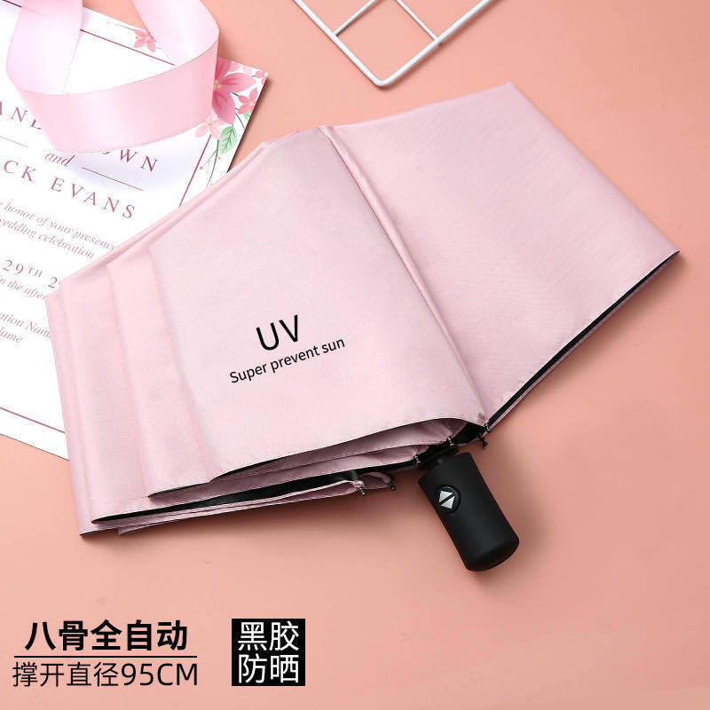 全自動傘 男女兼用 折りたたみ 大型 強化厚手 晴雨兼用 日よけ 日焼け防止 UVカット|undefined
