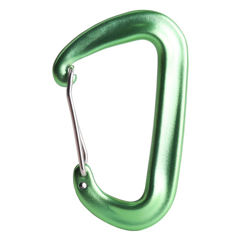 Fuente de la fábrica 7075 aleación de aluminio tipo D 12kn mosquetón mochila rápida hebilla colgante al aire libre camping hamaca gancho