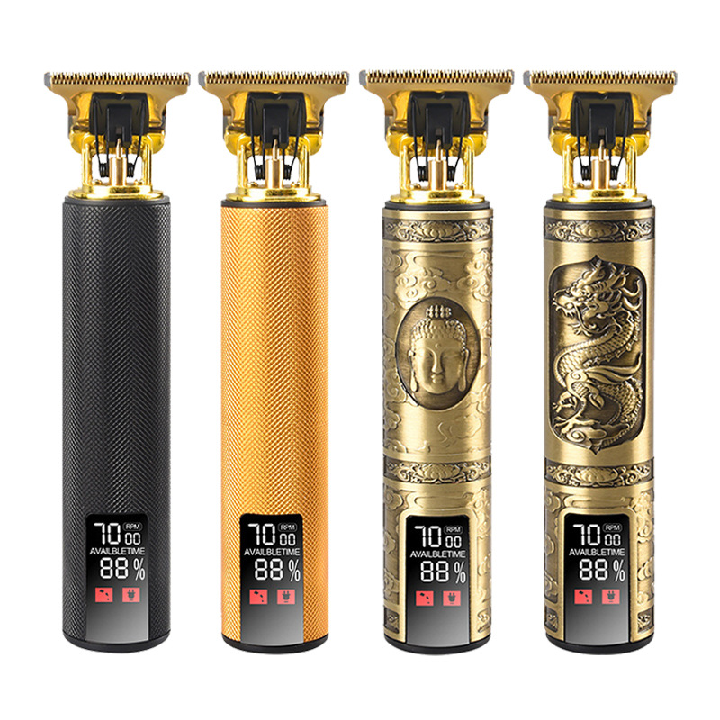 Cortadora de pelo profesional para peluqueros, recortadora universal para desbaste, recorte y afeitado, recargable para adultos.