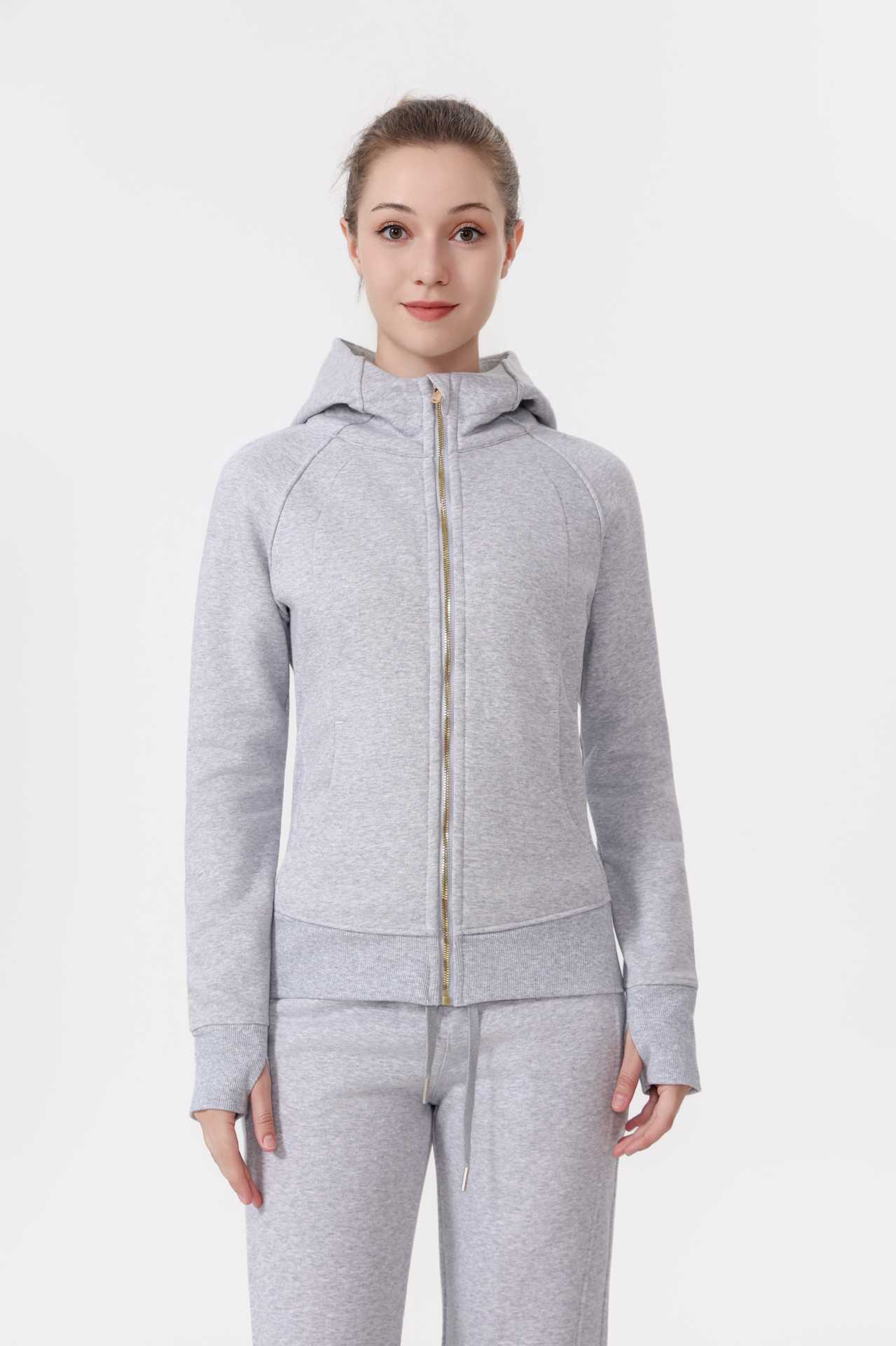 Flower gray gold [slim sweatshirt]