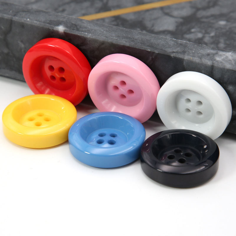 厂家圆形纽扣大衣风衣扣子男女衣服外套装饰毛呢配件彩色百搭扣子