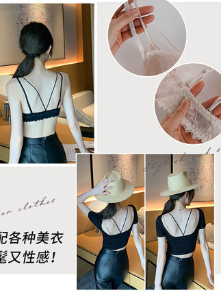 6081 new sexy lace front button push-up comfortable bra fashionable leopard print underwear beautiful back cross bra set