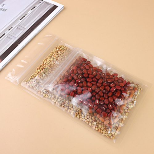 Transparent bone bags, ziplock bags for dry goods and groceries, transparent plastic bags for medicinal materials, scented tea packaging bags