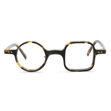 科优米眼镜 现货批发新款时尚复古一方一圆外贸板材眼镜架PES3