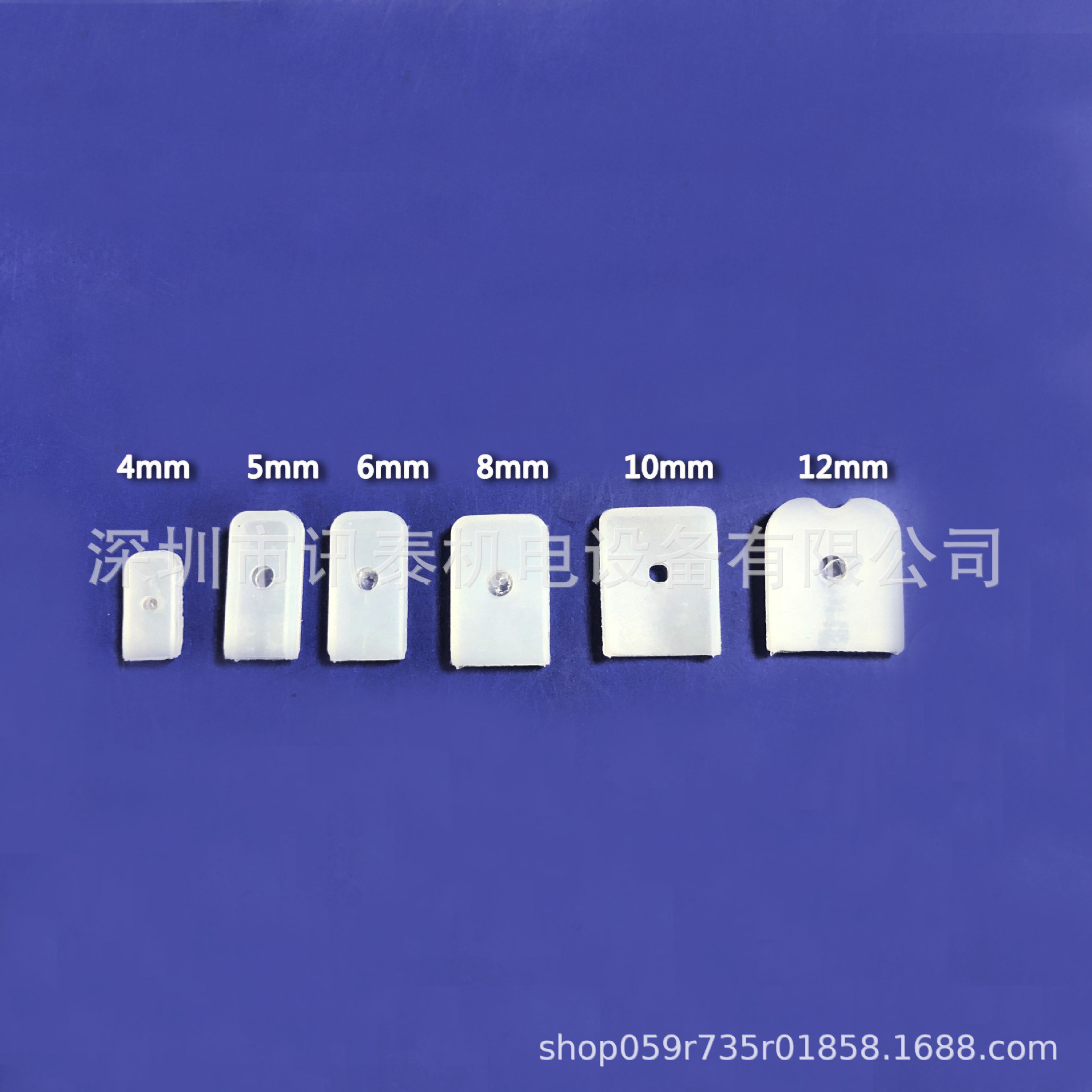 现货供应婚纱鱼骨帽4MM-12MM黑白软硅胶帽台湾鱼骨帽硅服装辅料