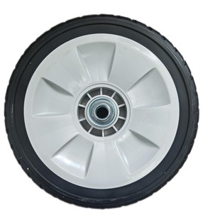 Amazon Best-Selling 4-Piece Set of Lawn Mower Wheels with Gears 8inch Plastic Lawn Mower Wheels Drive Wheels Solid Wheels