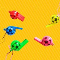 Мультфильм футбольный свисток игрушка дует дракон свисток чистая Красный спорт на открытом воздухе ночной рынок киоск парк развивающие игрушки оптом