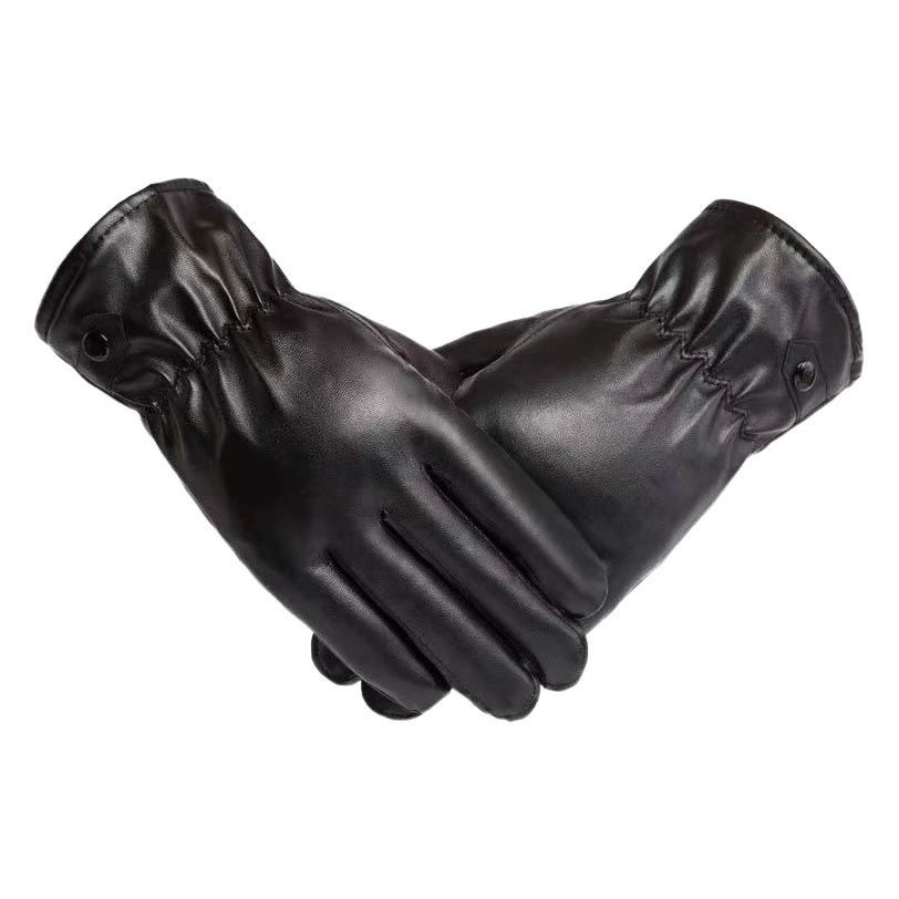 Новые зимние велосипедные перчатки из теплой искусственной кожи с сенсорным экраном для мужчин и женщин, утолщенные и с флисовой подкладкой, оптом для уличных торговцев.