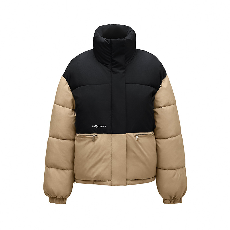 Damenbekleidung Baumwollmantel lockere dicke Wintermäntel Baumwollmantel Stehkragen kleine Baumwolljacke Modemantel_voghion.com