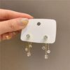 Silver needle, high quality earrings, silver 925 sample, internet celebrity, simple and elegant design, wholesale