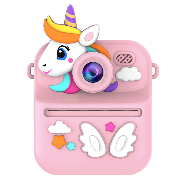 La nueva cámara de impresión Polaroid S1 puede grabar cámaras de impresión lindas para niños con cámaras de doble cámara de alta definición delantera y trasera