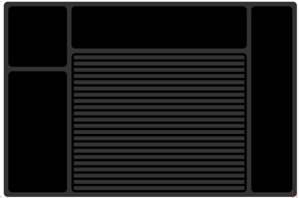 로고 없는 이발 매트