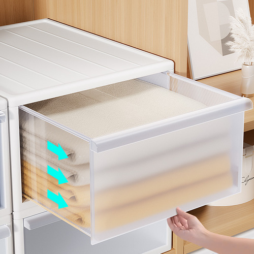 Sanding Drawer Storage Desk Organizer Drawer Style Storage Box Underwear Socks Storage Dustproof Makeup Storage Box