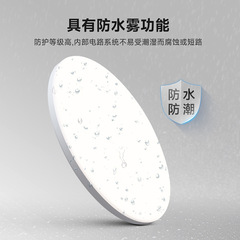 led三防吸頂燈 圓形輕奢三防臥室燈 簡約陽檯燈飾超薄吸頂燈廠家