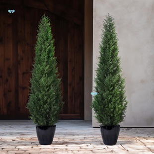 Artificial Cedar Tree Uv Rated 3/4/5ft Outdoor Artificial