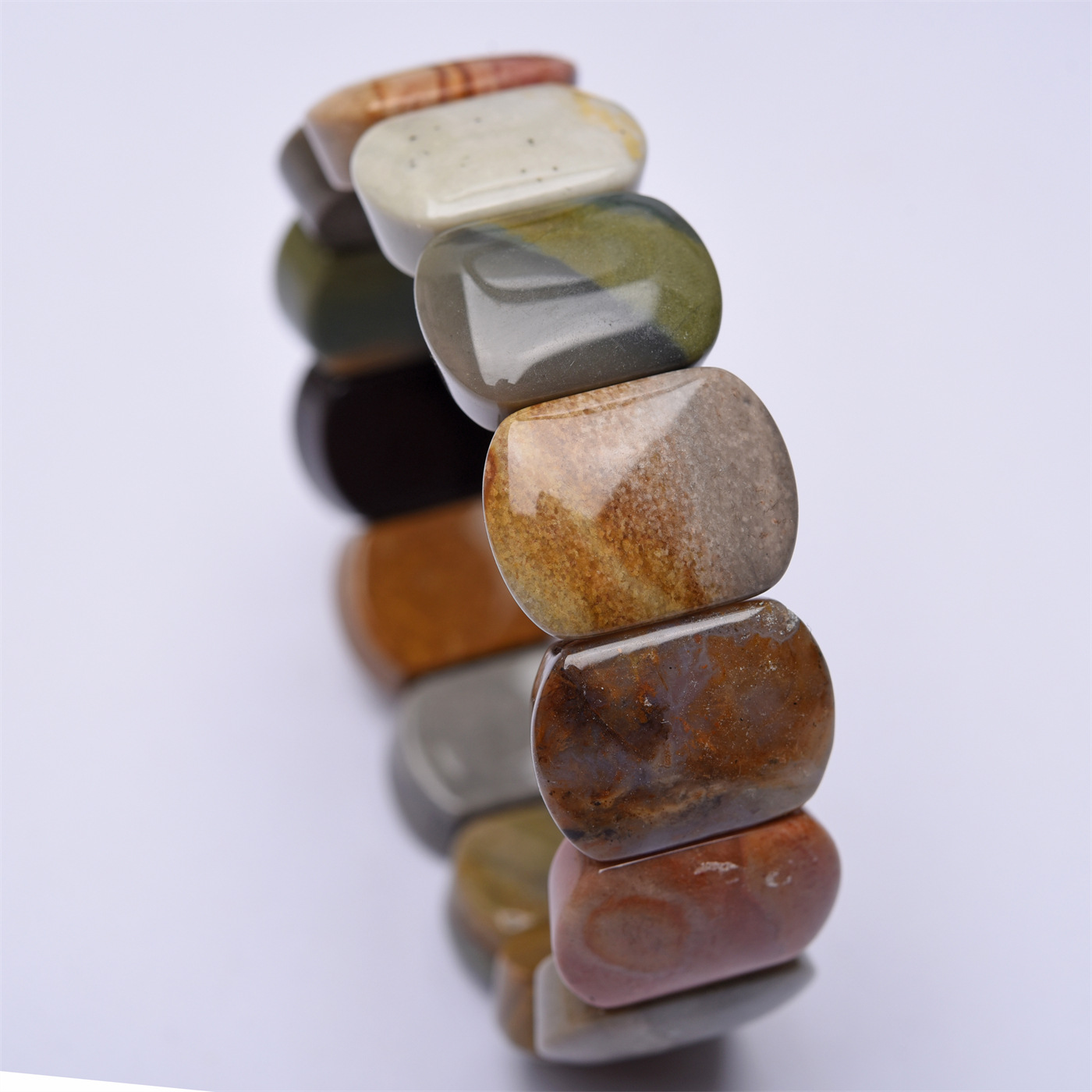 富宏ジュエリー天然石手列水晶瑪瑙孔雀石太陽石エネルギー石手札大全ブレスレット男女