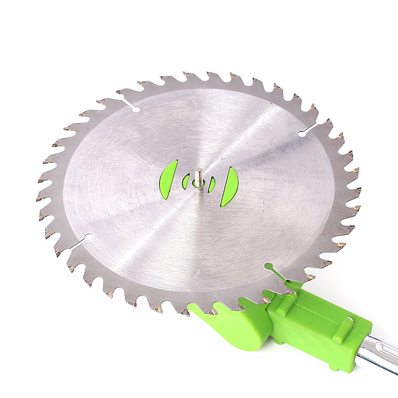 锂电动割草机通用刀片一字合金刀片电动打草机刀片加长款合金锯片