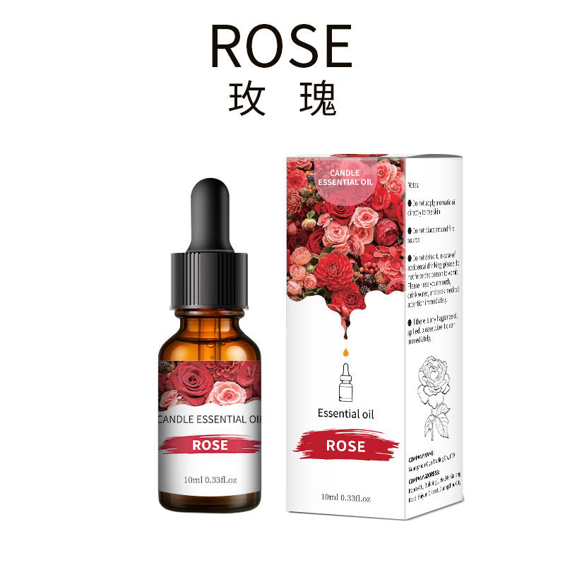 油溶性アロマエッセンシャルオイル 10ml ドロッパー式 天然植物香料 キャンドル専用 長時間持続する香り 植物エキス|undefined