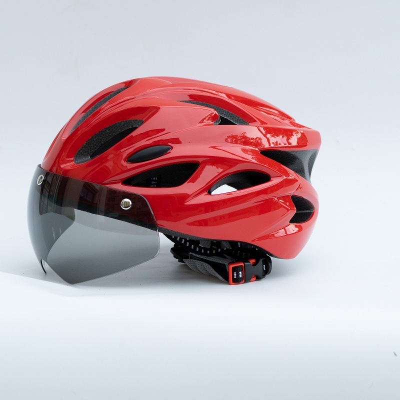 マウンテンロードバイクライディングヘルメットマウンテンバイクゴーグルキャップ付きユニセックスヘルメットライディング用品|undefined