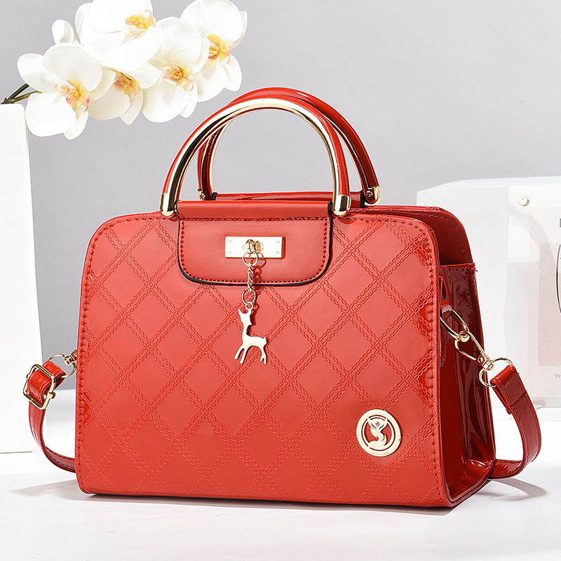 Bolsas de mujer de comercio exterior transfronterizo bolsas de mano de alto nivel de color sólido bolsas de mano de hombro