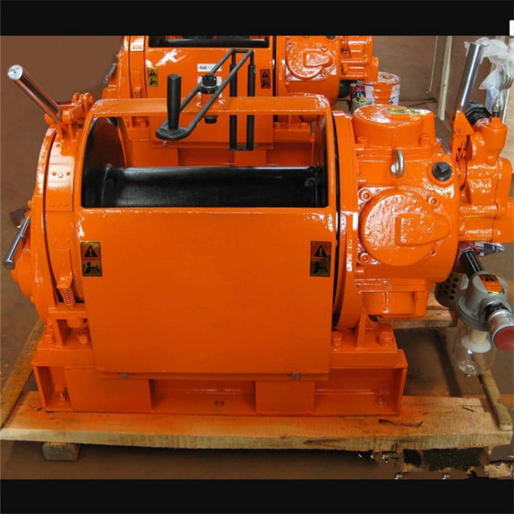 Угольная шахтная подземная пневматическая лебедка серии JQH с мощной и атмосферной электрической лебедкой Пневматическая лебедка JQHS-80×10