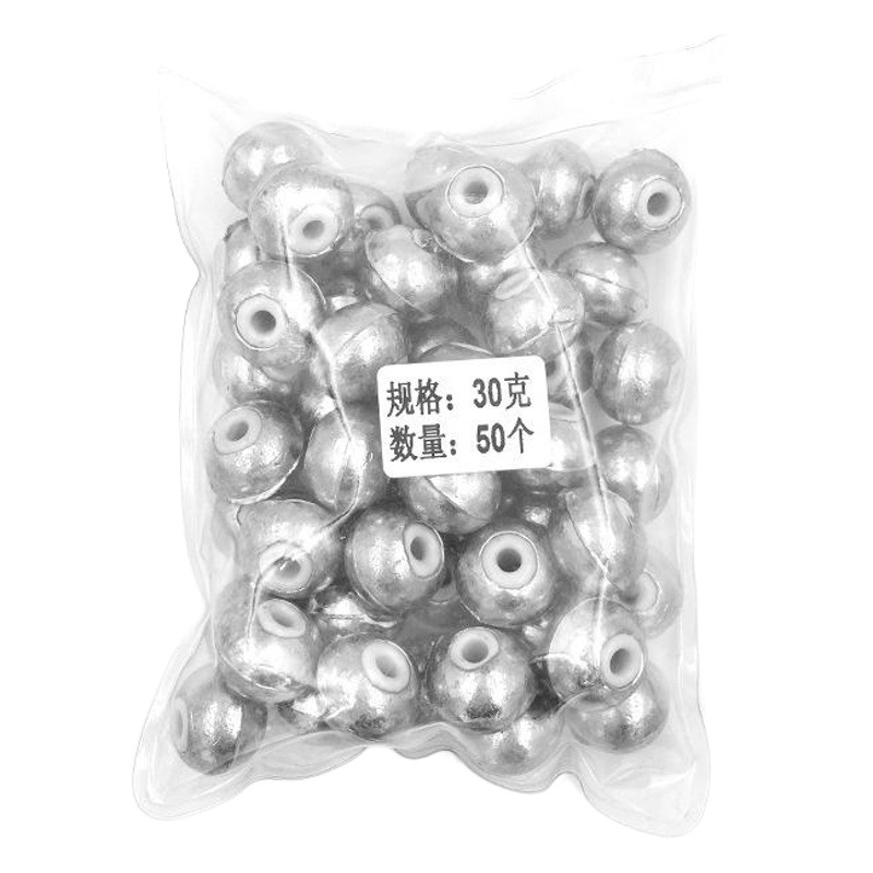 Ceramic Lead Sinker for Carp and Bighead Carp, Ceramic Lead Sinker, Water Monster Windproof Bead Lead Sinker, Fishing Lead Sinker