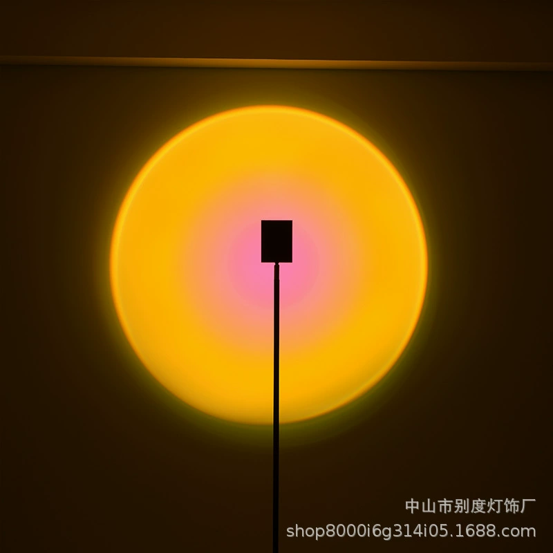 Фабричный RGB закатный свет с эффектом сети, не тускнеющий дневной свет, фон для Douyin/видео, LED макияжный/фотосвет
