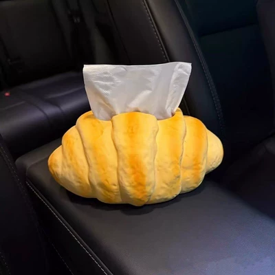 Box, Creative Croissant-Shaped Tissue – Car tissue box/set