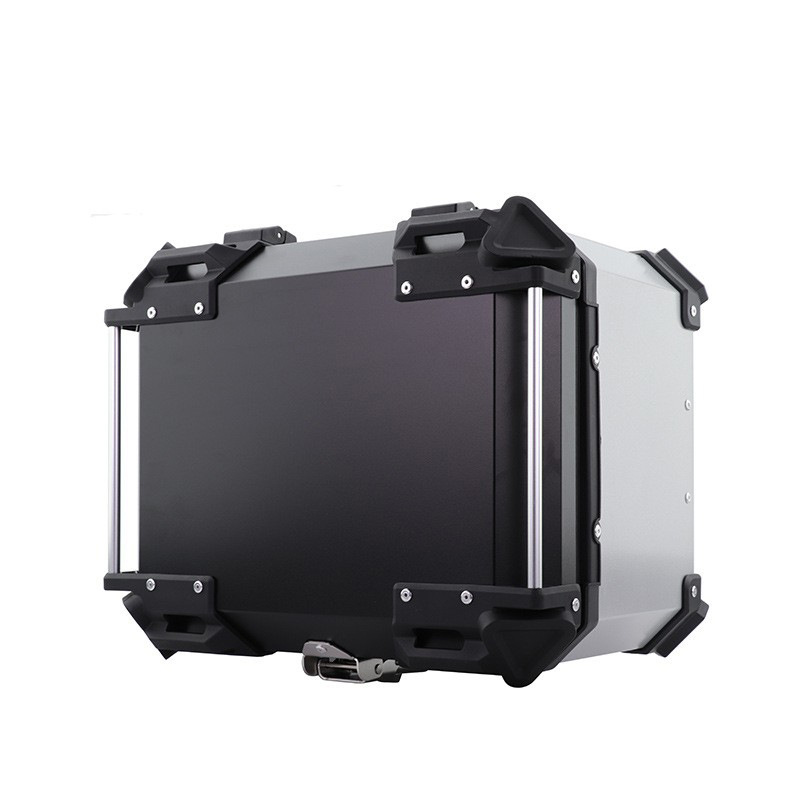 Coche eléctrico tronco motocicleta aleación de aluminio tronco universal batería de gran capacidad caja de almacenamiento de coche Caja de Herramientas grande