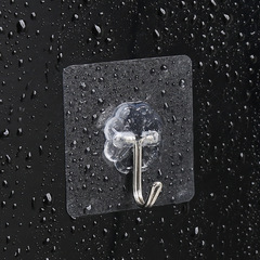 透明無痕掛鈎強力粘膠免打孔熱銷防水浴室廚房免釘掛鈎廠家批發