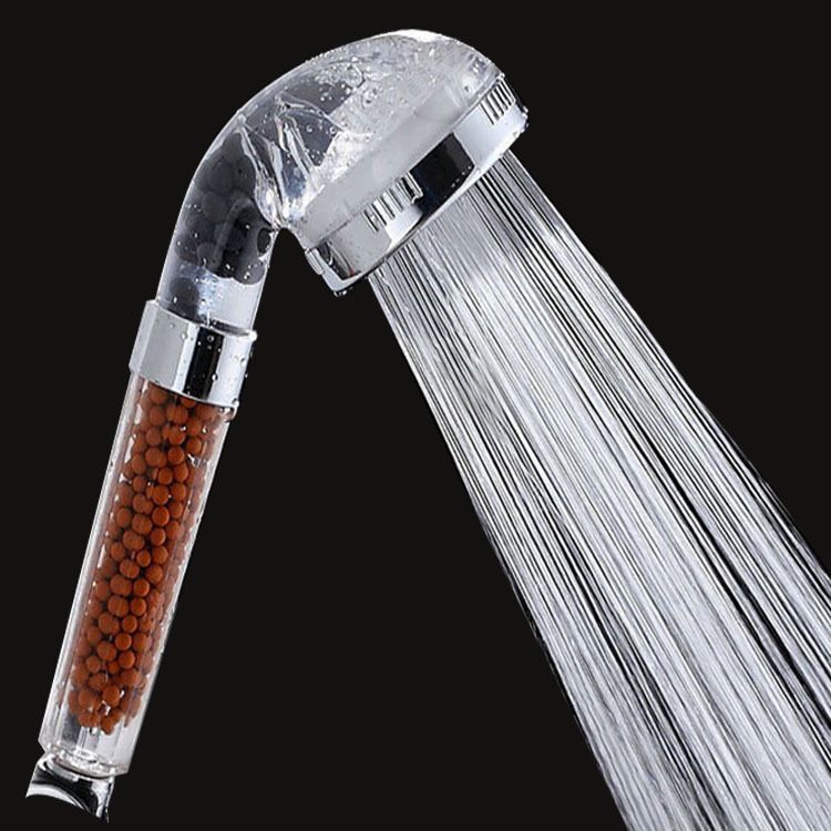 Factory Direct Supply of New Negative Ion Shower Booster Shower Water-Saving Filter Removable and Washable Shower Head Bathroom Shower Head
