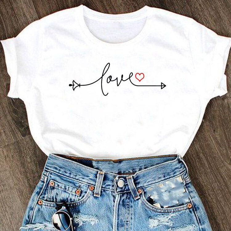 Fashion clothing Pineapple Beach 90's style graphic T-shirt women's fashion short sleeve round