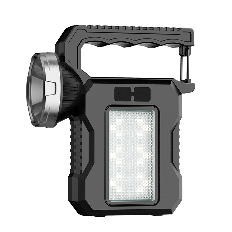 Transfronterizos solar LED lámpara portátil USB cinturón de carga USB linterna de luz intensa al aire libre luz multifuncional de emergencia