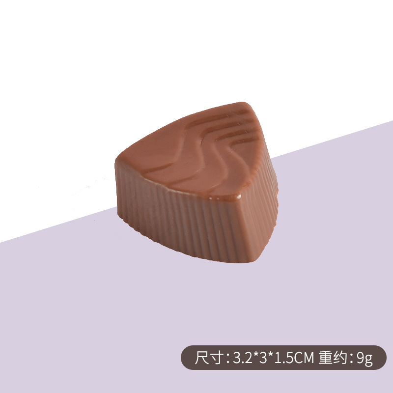 2022 nuevo PVC simulación chocolate apoyos modelo Dollhouse postre modelo ventana pantalla apoyos