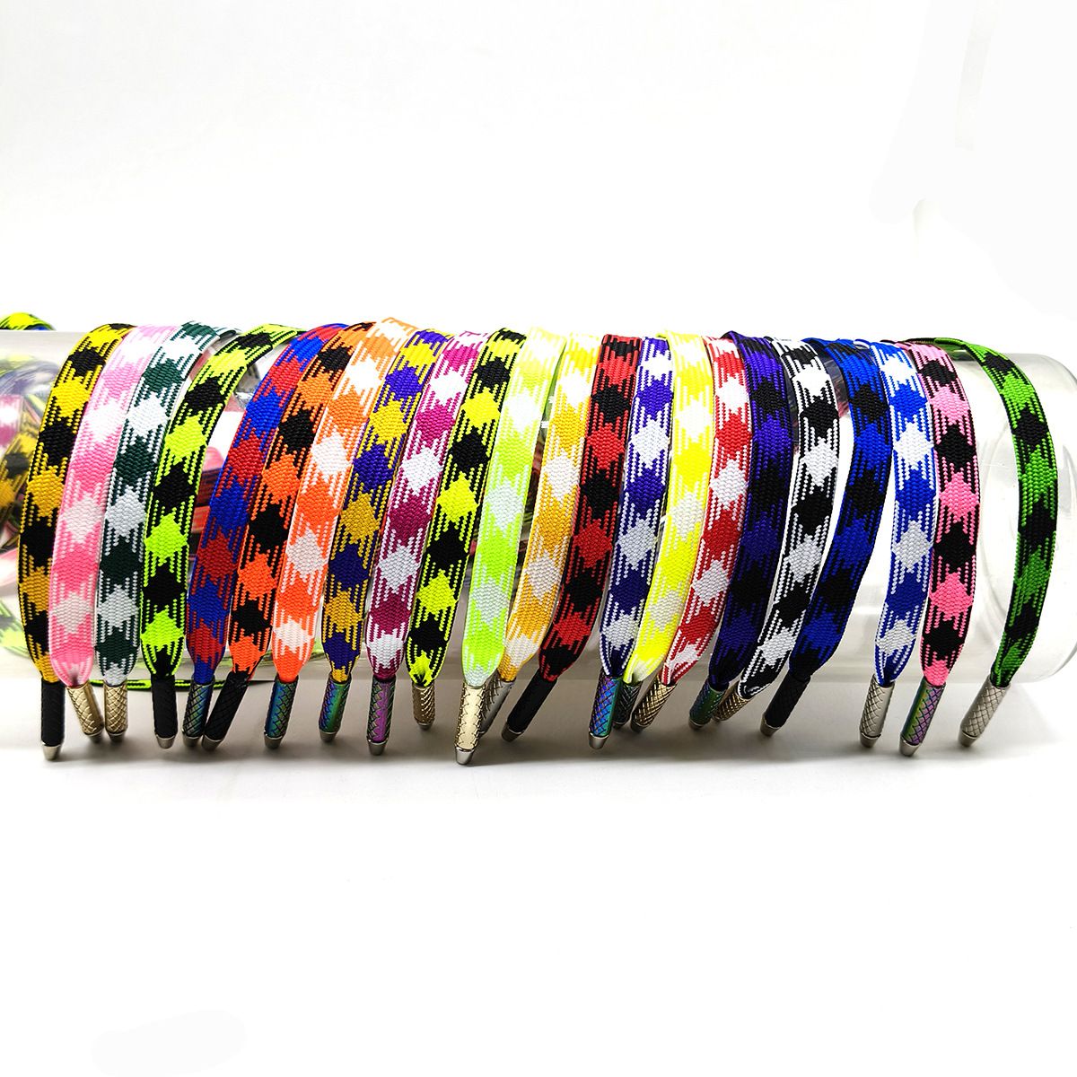 48 color 1cm poliéster color 1000 pájaros cuerda metálica cabeza de chaqueta cuerda hueca cuerda plana cuerda de dibujo de playa de secado rápido