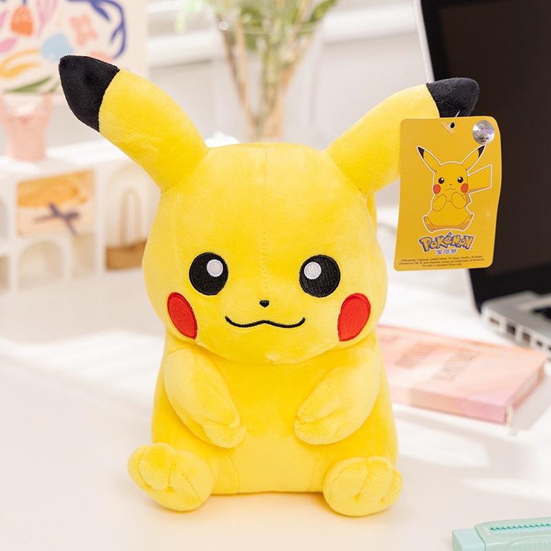 Genuine Pokémon Peluche Anime Muñeca de dibujos animados Muñeca Pikachu Doll Dordoburg Dragón de fuego al por mayor transfronterizo